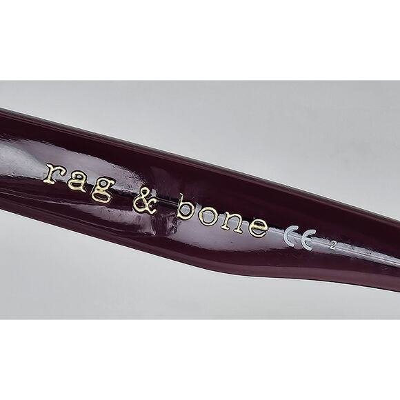Rag & Bone RNB1003YS K8781 Designer Sunglasses Burgundy Plum Oversized With Case main image 8